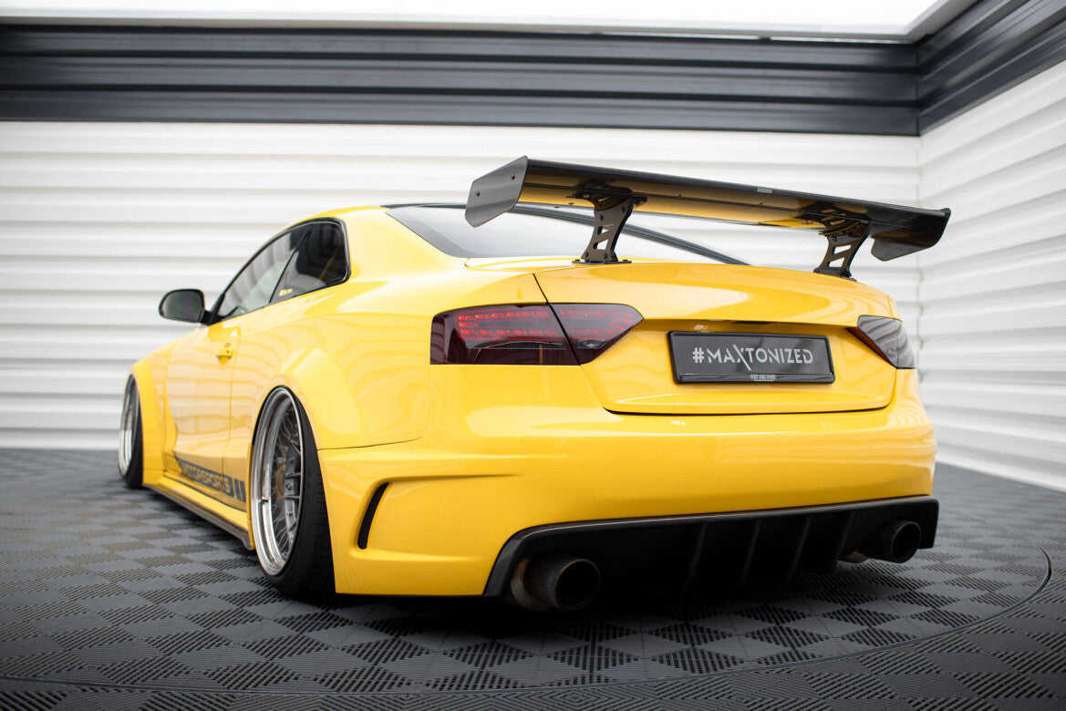 Carbon Heckspoiler Heckflügel Standfuß Innen passend für Audi A5 Coupe 8T