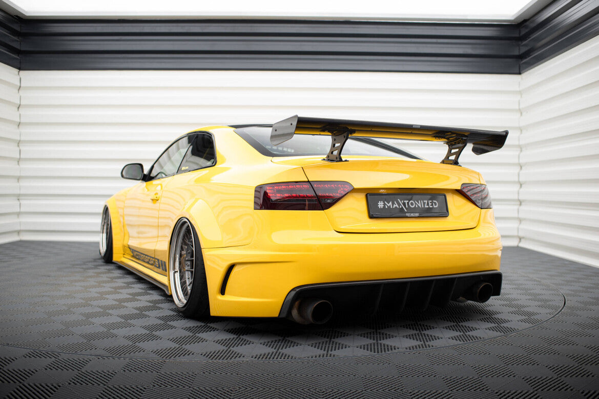 Carbon Heckspoiler Heckflügel Standfuß Innen passend für Audi A5 Coupe 8T
