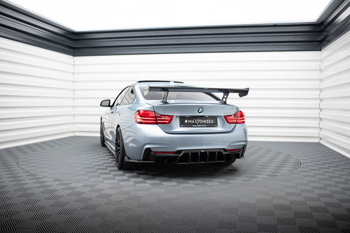 Carbon Heckspoiler Heckflügel Standfuß Innen passend für BMW 4er F32 / 4 F32 M-Paket Coupe
