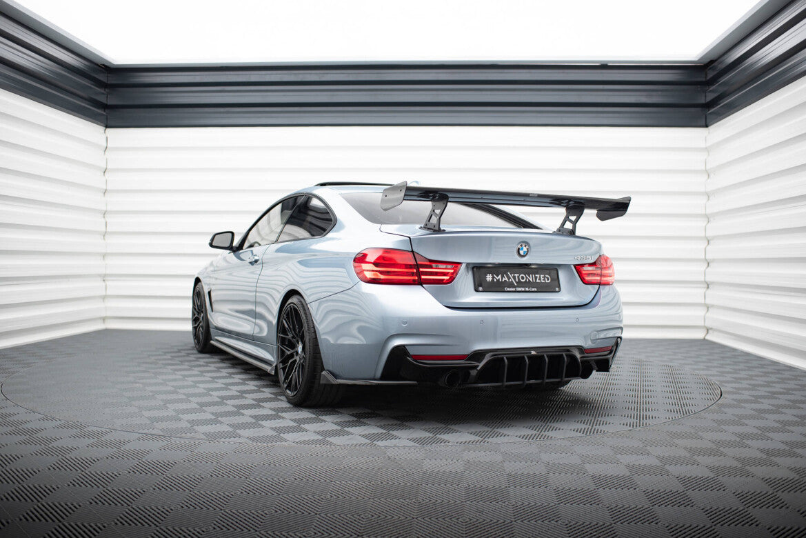 Carbon Heckspoiler Heckflügel Standfuß Innen passend für BMW 4er F32 / 4 F32 M-Paket Coupe