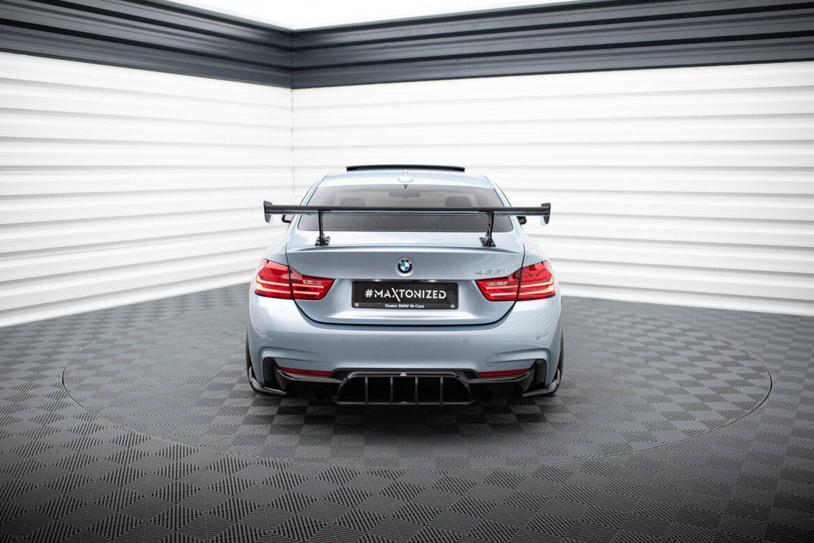 Carbon Heckspoiler Heckflügel Standfuß Innen passend für BMW 4er F32 / 4 F32 M-Paket Coupe