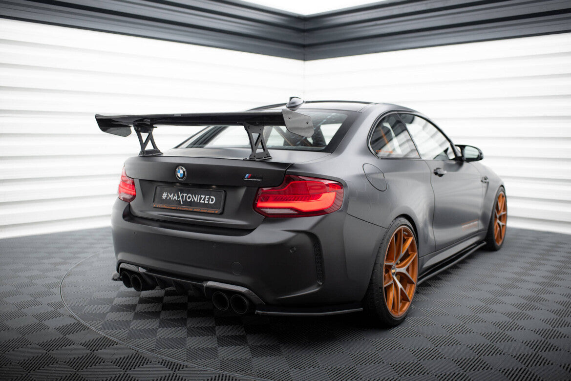 Carbon Heckspoiler Heckflügel Standfuß Innen passend für BMW M2 F87 / 2 / 2 M-Paket F22