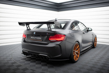 Carbon Heckspoiler Heckflügel Standfuß Innen passend für BMW M2 F87 / 2 / 2 M-Paket F22