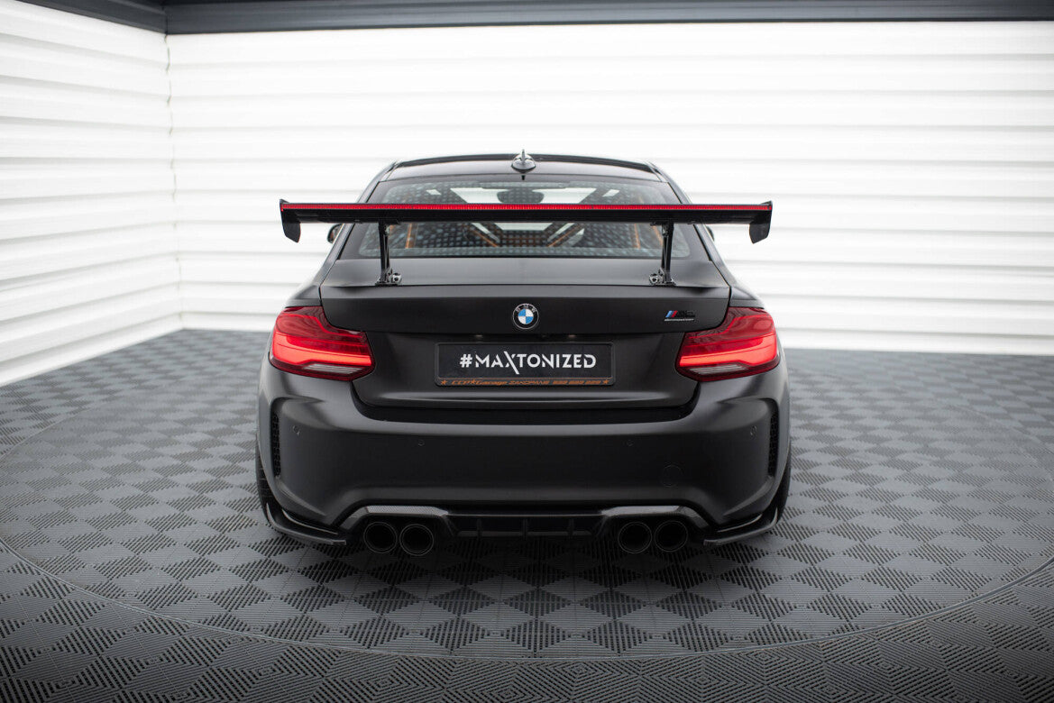 Carbon Heckspoiler Heckflügel Standfuß Innen passend für BMW M2 F87 / 2 / 2 M-Paket F22
