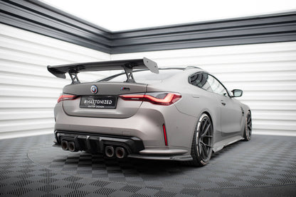 Carbon Heckspoiler Heckflügel Standfuß Innen passend für BMW M4 G82 / G82 FL / M440i / 4 M-Paket G22 / G22 FL