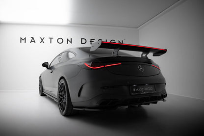Carbon Heckspoiler Heckflügel V.1 + LED passend für Mercedes-AMG CLE 53 C236