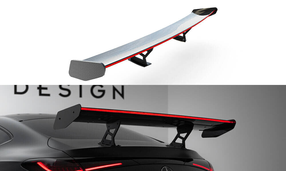Carbon Heckspoiler Heckflügel V.2 + LED passend für Mercedes-AMG CLE 53 C236