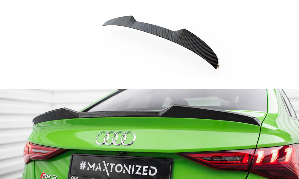 Carbon Heckspoiler V.1 passend für Audi RS3 / S3 / A3 S-Line / A3 Limousine 8Y FL