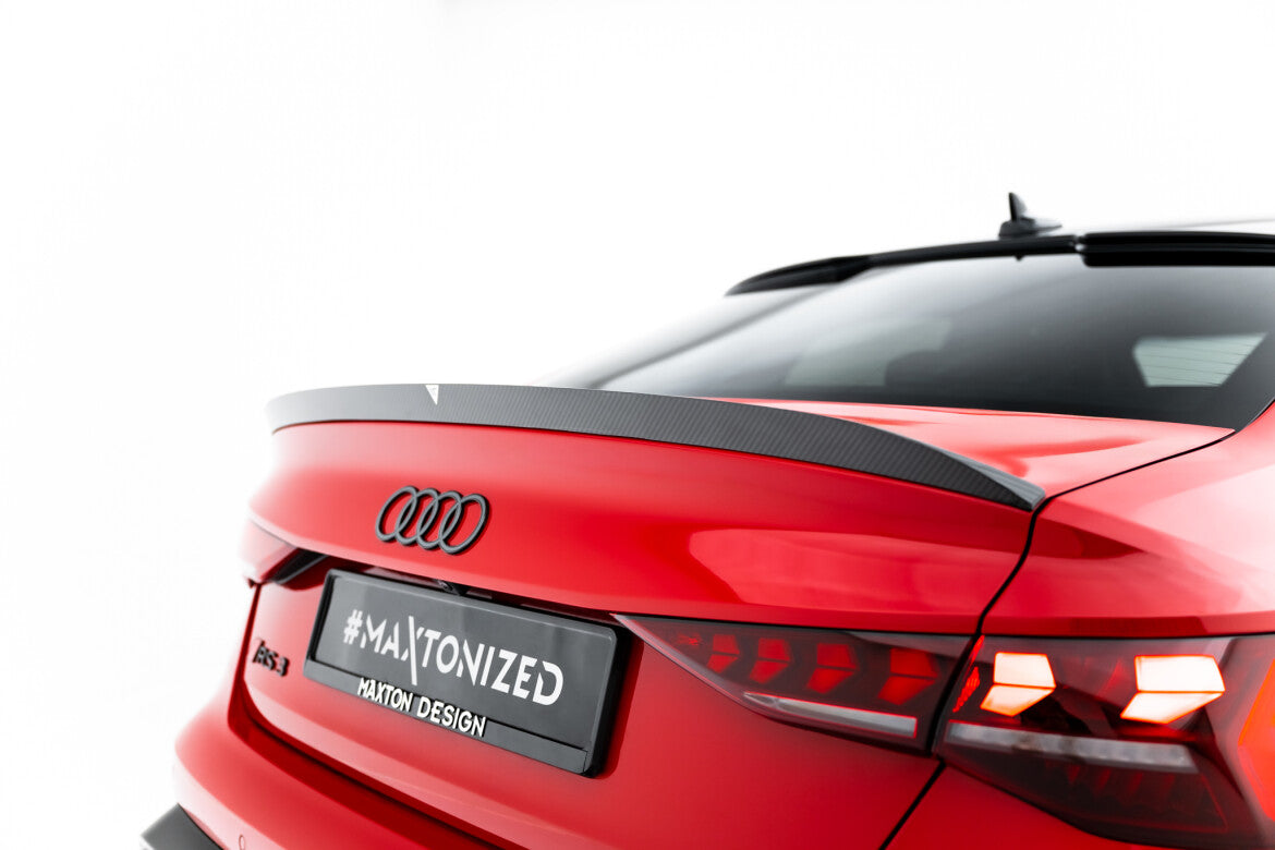 Carbon Heckspoiler V.2 passend für Audi RS3 / S3 / A3 S-Line / A3 Limousine 8Y FL