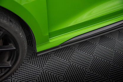 Carbon Seitenschweller Ansatz (Paar) passend für Audi RS3 Limousine / Sportback 8Y