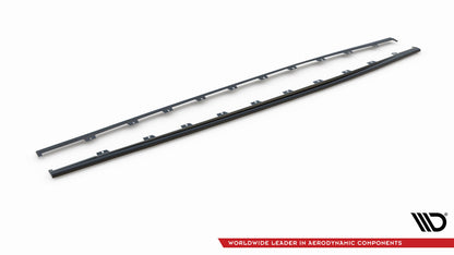 Carbon Seitenschweller Ansatz (Paar) passend für Audi RS3 Limousine / Sportback 8Y