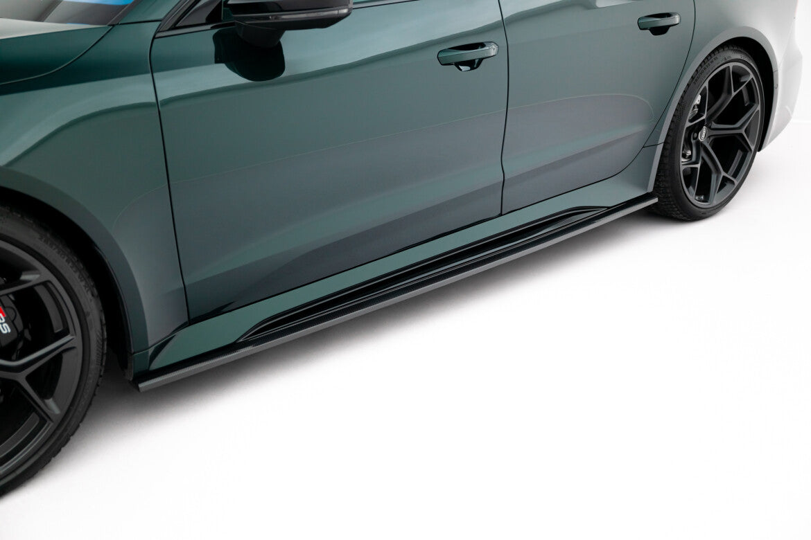 Carbon Seitenschweller Ansatz (Paar) passend für Audi RS7 C8