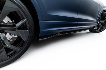 Carbon Seitenschweller Ansatz (Paar) passend für Audi RSQ8 Mk1 Facelift