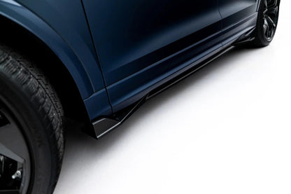 Carbon Seitenschweller Ansatz (Paar) passend für Audi RSQ8 Mk1 Facelift