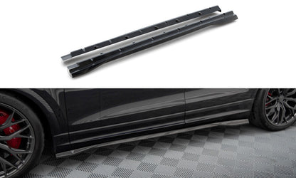 Carbon Seitenschweller Ansatz (Paar) passend für Audi RSQ8 Mk1