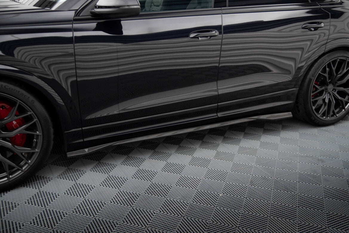 Carbon Seitenschweller Ansatz (Paar) passend für Audi RSQ8 Mk1