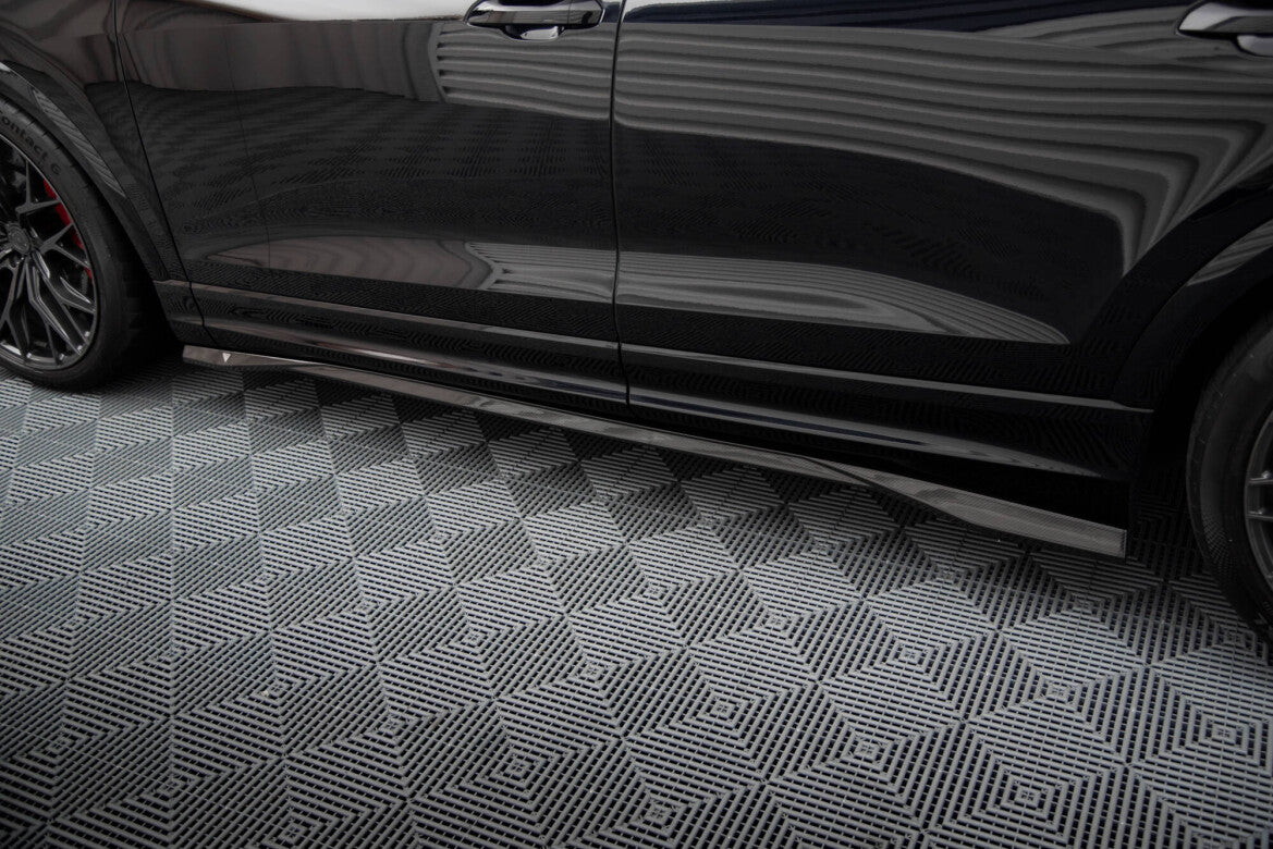 Carbon Seitenschweller Ansatz (Paar) passend für Audi RSQ8 Mk1