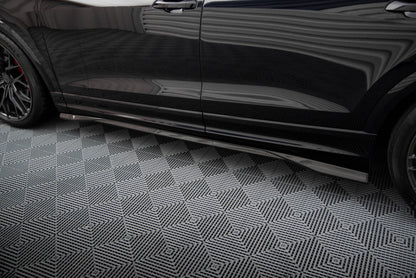 Carbon Seitenschweller Ansatz (Paar) passend für Audi RSQ8 Mk1
