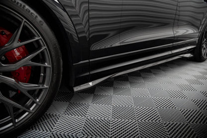 Carbon Seitenschweller Ansatz (Paar) passend für Audi RSQ8 Mk1