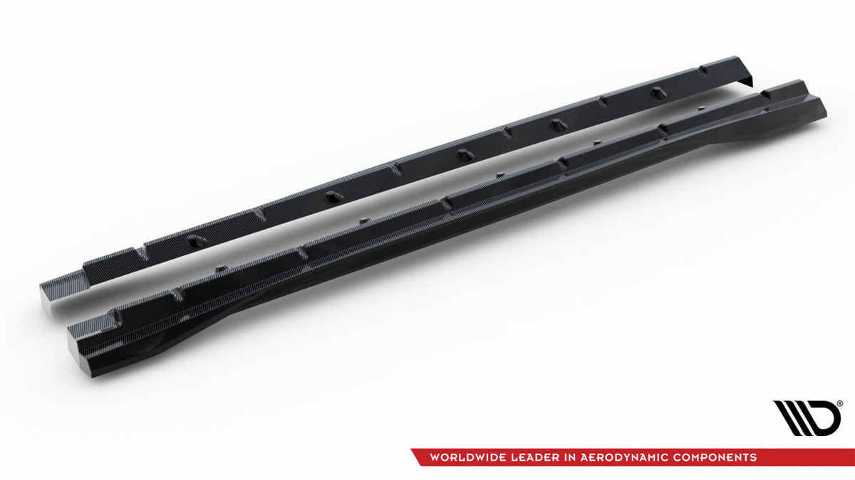 Carbon Seitenschweller Ansatz (Paar) passend für Audi RSQ8 Mk1