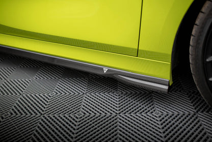 Carbon Seitenschweller Ansatz (Paar) passend für BMW 1er M-Paket/ M135i / 128ti F40