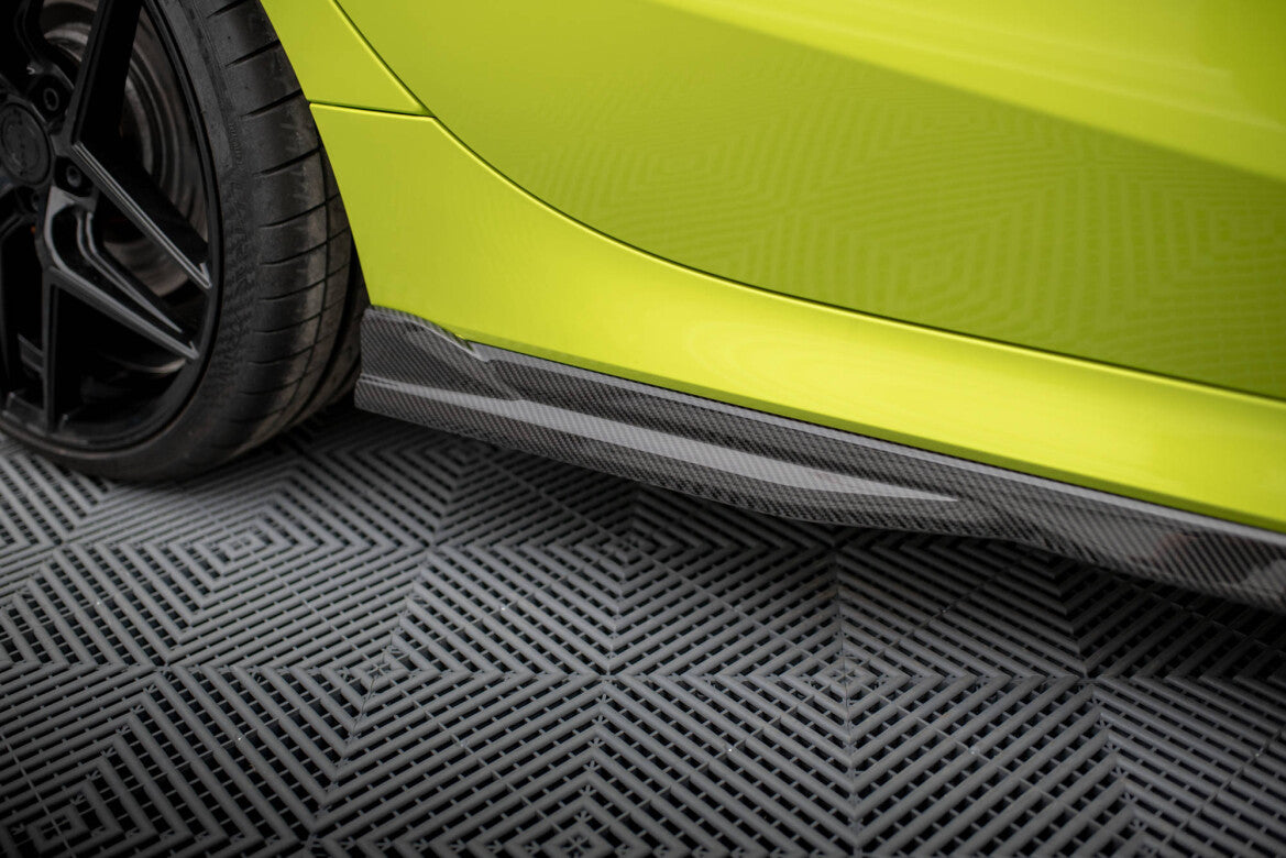 Carbon Seitenschweller Ansatz (Paar) passend für BMW 1er M-Paket/ M135i / 128ti F40