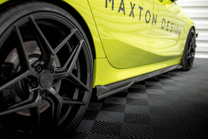 Carbon Seitenschweller Ansatz (Paar) passend für BMW 1er M-Paket/ M135i / 128ti F40