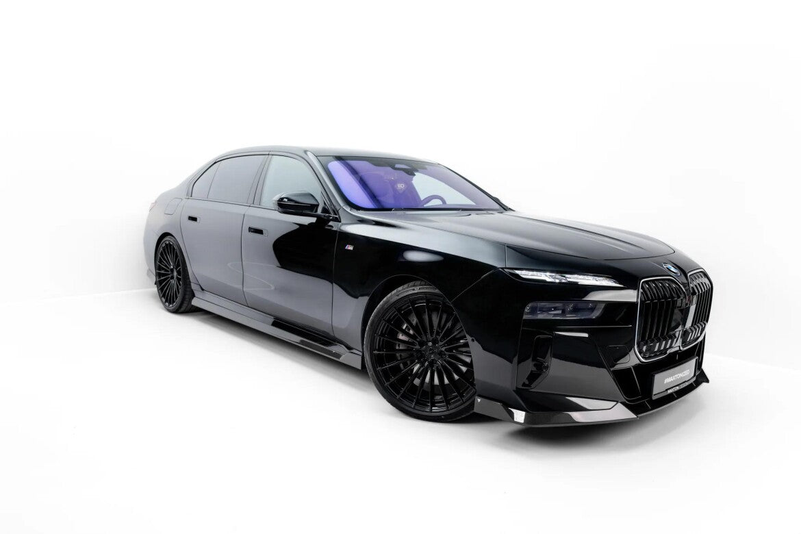 Carbon Seitenschweller Ansatz (Paar) passend für BMW 7 M-Paket / M760e / i7 M-Paket G70
