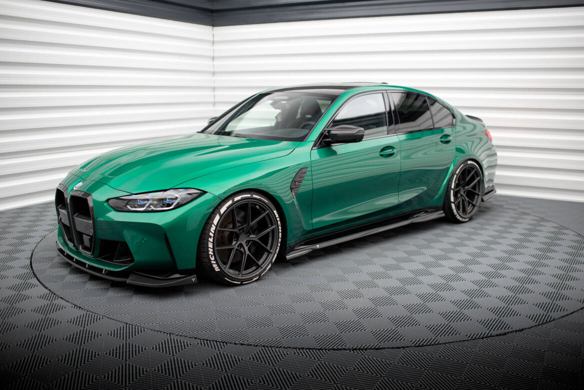 Carbon Seitenschweller Ansatz (Paar) passend für BMW M3 Limousine / Touring G80 / G81