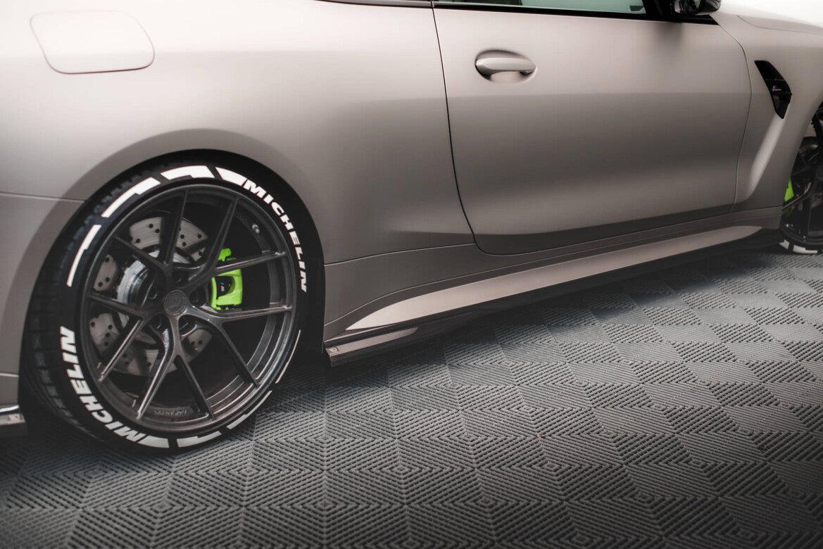 Carbon Seitenschweller Ansatz (Paar) passend für BMW M4 G82 / G82 FL