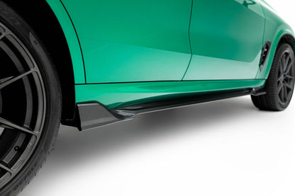 Carbon Seitenschweller Ansatz (Paar) passend für BMW X5 M F95 FL