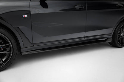 Carbon Seitenschweller Ansatz (Paar) passend für BMW X7 M-Paket G07