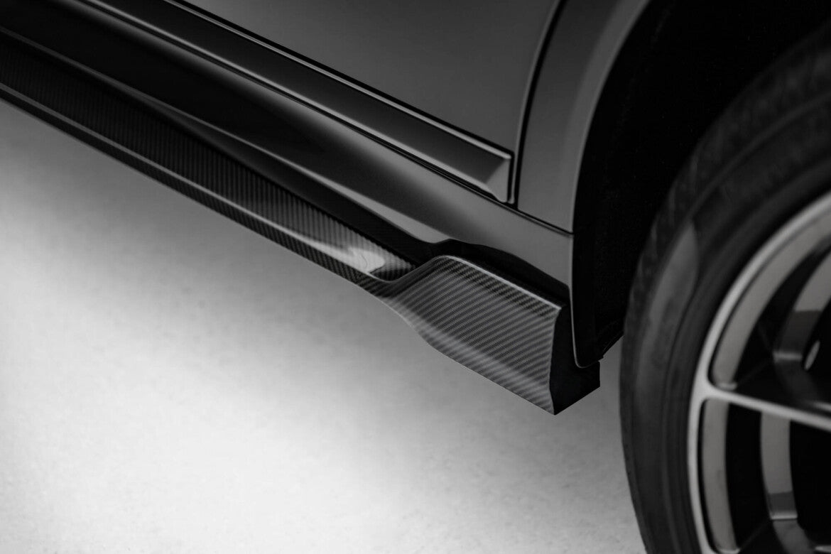 Carbon Seitenschweller Ansatz (Paar) passend für BMW X7 M-Paket G07