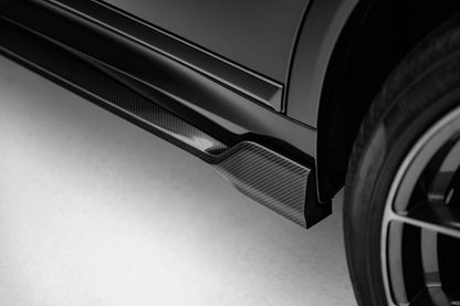 Carbon Seitenschweller Ansatz (Paar) passend für BMW X7 M-Paket G07