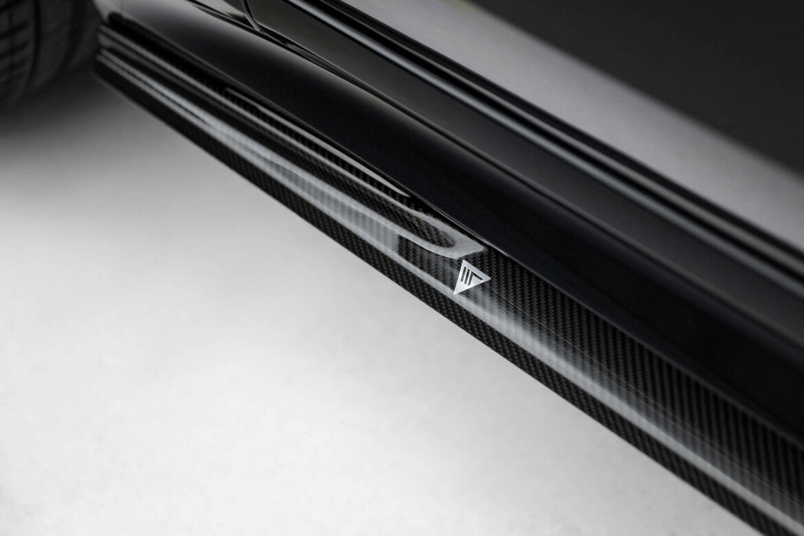 Carbon Seitenschweller Ansatz (Paar) passend für BMW X7 M-Paket G07