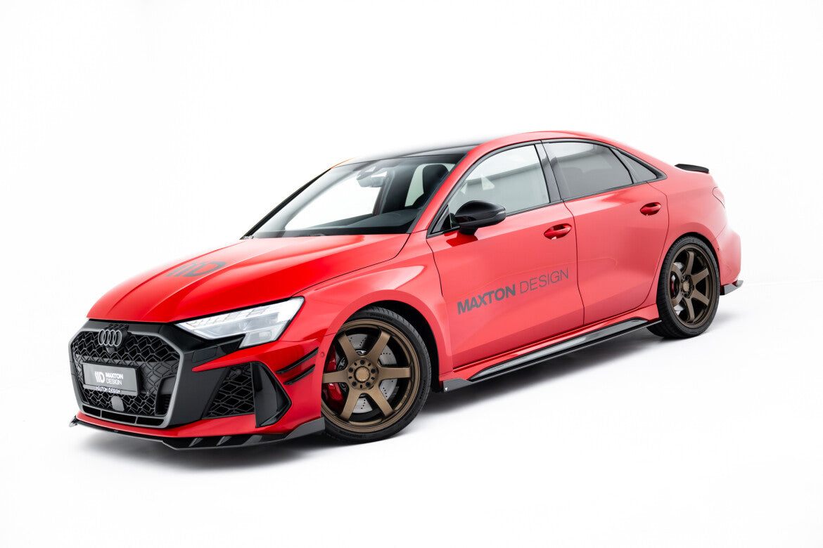 Carbon Seitenschweller Ansatz (Paar) V.1 passend für Audi RS3 Limousine 8Y FL