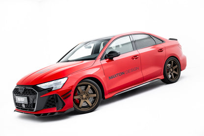 Carbon Seitenschweller Ansatz (Paar) V.2 passend für Audi RS3 Limousine 8Y FL