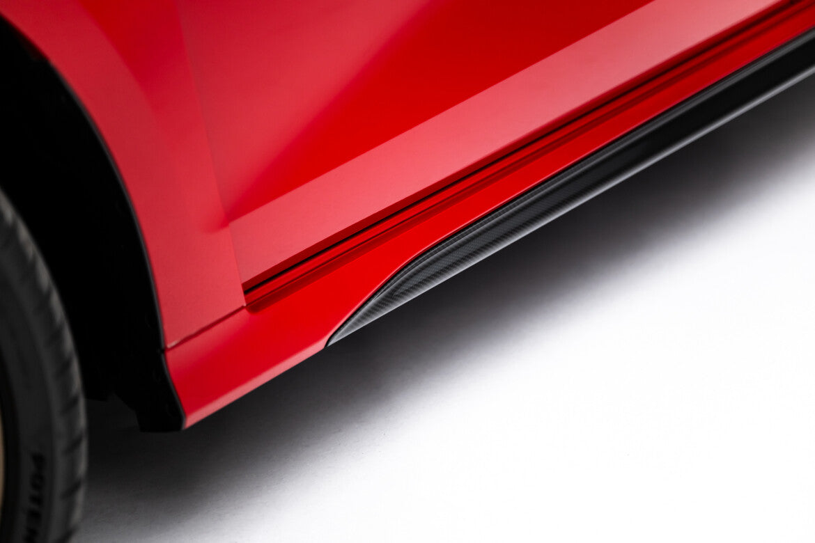 Carbon Seitenschweller Ansatz (Paar) V.2 passend für Audi RS3 Limousine 8Y FL