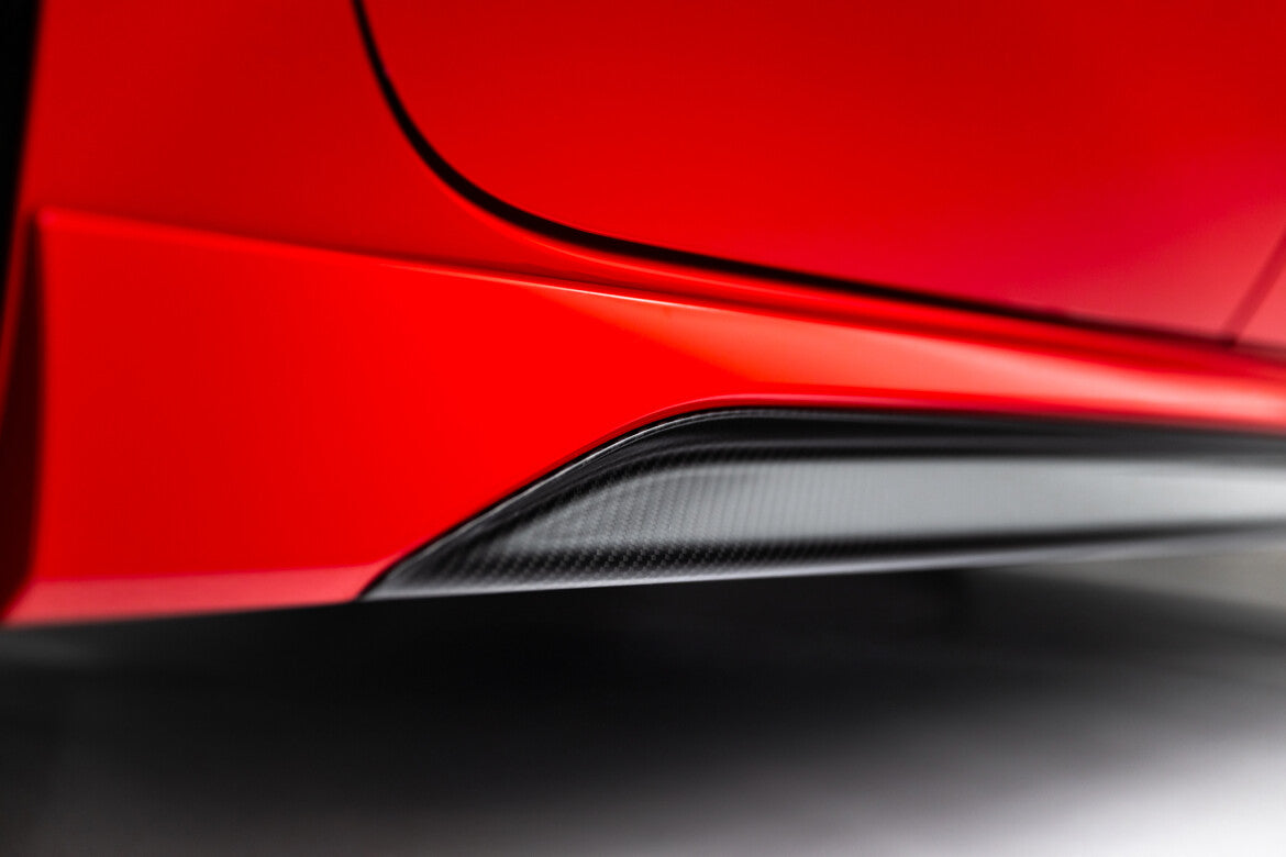 Carbon Seitenschweller Ansatz (Paar) V.2 passend für Audi RS3 Limousine 8Y FL
