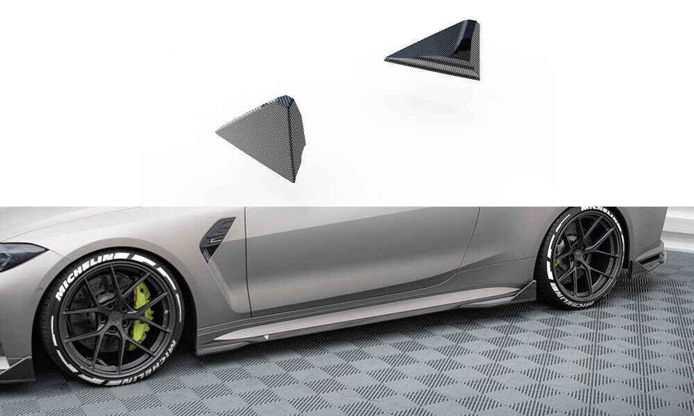 Carbon Seitenschweller Flaps passend für BMW M4 G82 / G82 FL