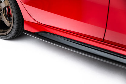 Carbon Set Seitenschweller Ansatz (Paar)passend für Audi RS3 Limousine 8Y FL