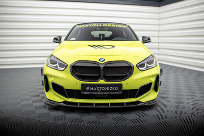 Carbon Stoßstangen Flaps Wings vorne Canards passend für BMW 1er M-Paket / M135i / 128ti F40