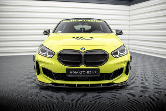 Carbon Stoßstangen Flaps Wings vorne Canards passend für BMW 1er M-Paket / M135i / 128ti F40
