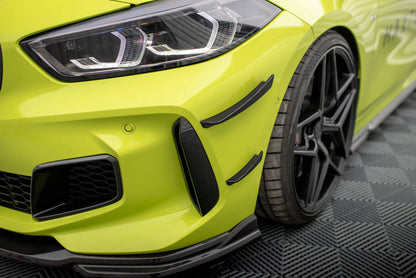 Carbon Stoßstangen Flaps Wings vorne Canards passend für BMW 1er M-Paket / M135i / 128ti F40