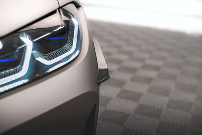 Carbon Stoßstangen Flaps Wings vorne Canards passend für BMW M4 G82 Competition