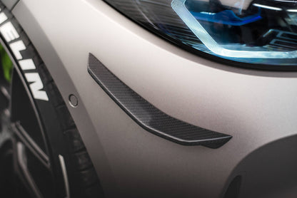Carbon Stoßstangen Flaps Wings vorne Canards passend für BMW M4 G82 Competition