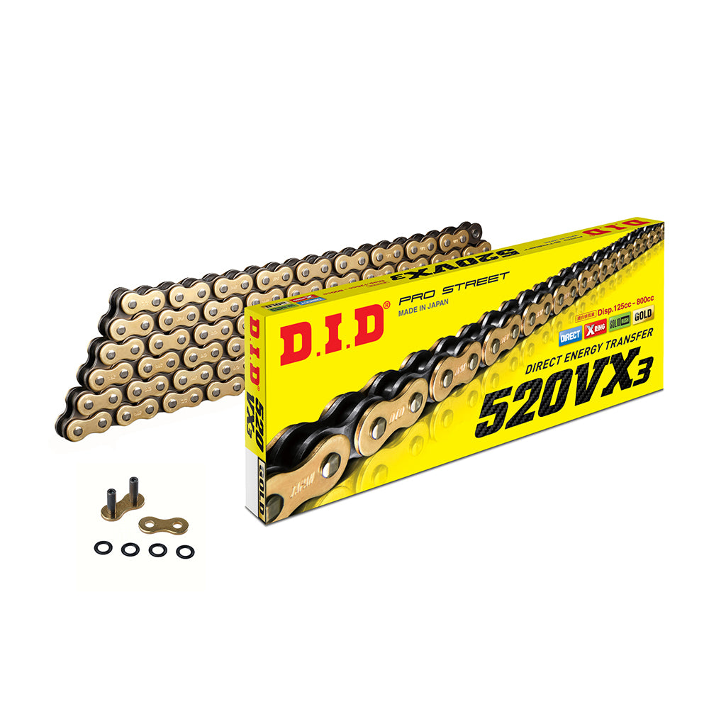 DID Kettensatz für Ducati 749 S 03-07 520 VX3 Kettenkit