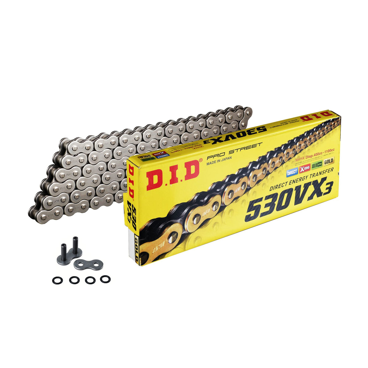 DID Kettensatz für Honda CB 1000 R ABS 08-16 530 VX3 Kettenkit
