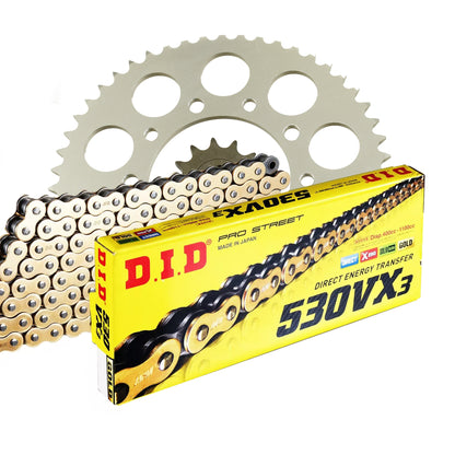 DID Kettensatz für Harley-Davidson XLH 1200 Sportster 88-90 530 VX3 Kettenkit