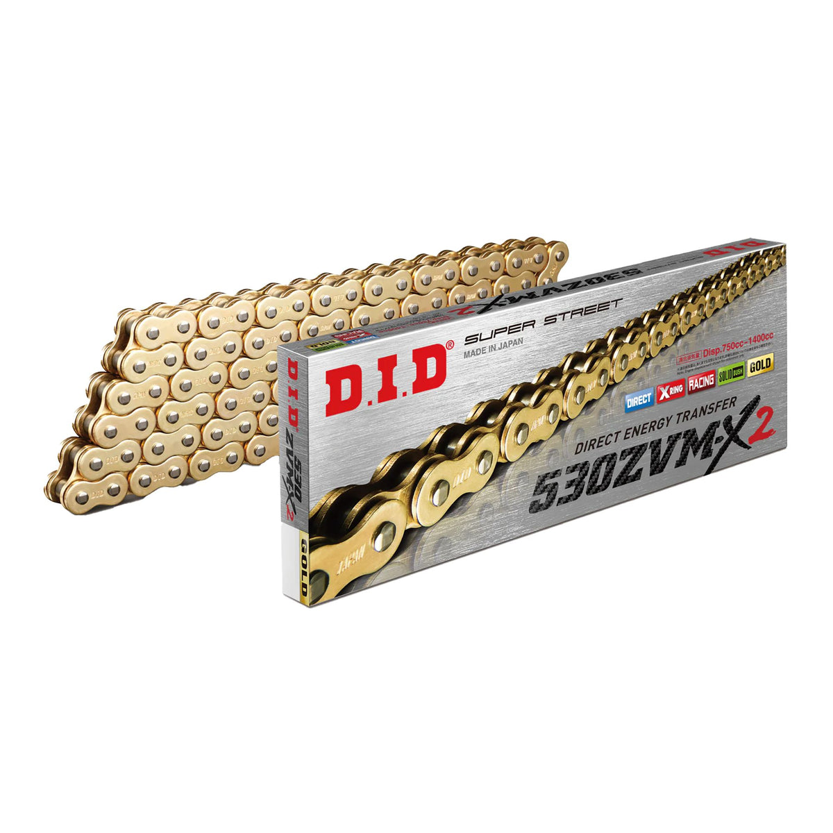DID Kettensatz für Kawasaki ZZ-R 1400 ABS 16-20 530 ZVM-X2 Kettenkit